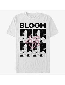 Pánské tričko Merch Disney Mulan - Bloom Grid Unisex T-Shirt White
