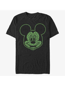 Pánské tričko Merch Disney Classic Mickey - Micky Shamrocks Unisex T-Shirt Black