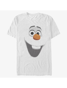 Pánské tričko Merch Disney Frozen - Olaf Face Unisex T-Shirt White