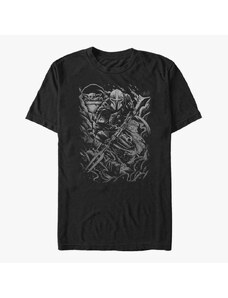 Pánské tričko Merch Star Wars: The Mandalorian - BRAWL Unisex T-Shirt Black