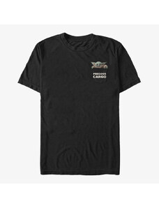 Pánské tričko Merch Star Wars: The Mandalorian - Baby Alien Unisex T-Shirt Black