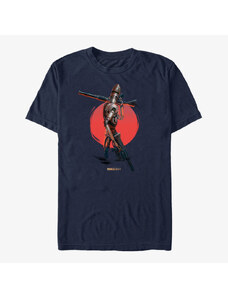 Pánské tričko Merch Star Wars: The Mandalorian - IG Eleven Unisex T-Shirt Navy Blue