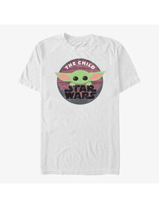 Pánské tričko Merch Star Wars: The Mandalorian - With Me Unisex T-Shirt White