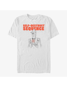 Pánské tričko Merch Star Wars: The Mandalorian - Self Destruct IG-11 Unisex T-Shirt White