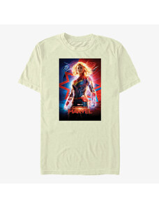 Pánské tričko Merch Captain Marvel: Movie - Marvel Poster Unisex T-Shirt Natural