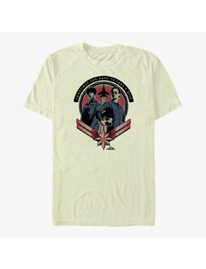 Pánské tričko Merch Captain Marvel: Movie - Fly Girls Unisex T-Shirt Natural