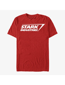 Pánské tričko Merch Marvel Avengers Classic - Stark Logo Unisex T-Shirt Red