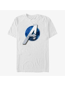 Pánské tričko Merch Marvel Avengers Classic - Avengers Game Circle Logo Unisex T-Shirt White