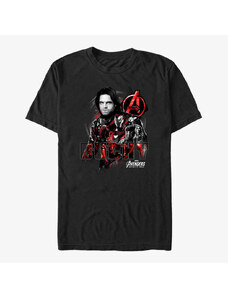 Pánské tričko Merch Marvel Avengers: Infinity War - Bucky Crew Unisex T-Shirt Black