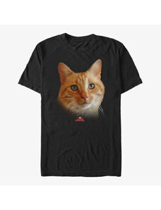 Pánské tričko Merch Captain Marvel: Movie - Cat Face Unisex T-Shirt Black