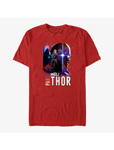 Pánské tričko Merch Marvel What If...? - Watcher Party Thor Unisex T-Shirt Red