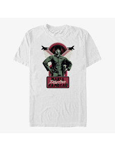 Pánské tričko Merch Captain Marvel: Movie - Photon Rambeau Unisex T-Shirt White
