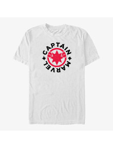 Pánské tričko Merch Captain Marvel: Movie - Captain Marvel Unisex T-Shirt White