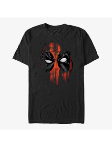 Pánské tričko Merch Marvel Deadpool - Painted Face Unisex T-Shirt Black