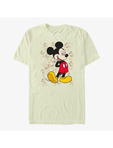 Pánské tričko Merch Disney Mickey And Friends - Many Mickeys Unisex T-Shirt Natural