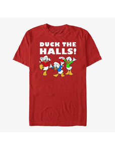 Pánské tričko Merch Disney Mickey Classic - Nephew Holiday Unisex T-Shirt Red