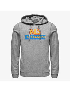 Pánská mikina Merch Disney Pixar Toy Story - Vintage Toy Barn Unisex Hoodie Heather Grey