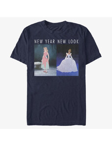 Pánské tričko Merch Disney Cinderella - New Year Look Unisex T-Shirt Navy Blue