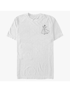 Pánské tričko Merch Disney Cinderella - Vintage Line Cinderella Unisex T-Shirt White