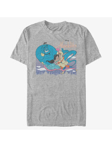 Pánské tričko Merch Disney Aladdin - ALADDIN CLASSIC Unisex T-Shirt Heather Grey