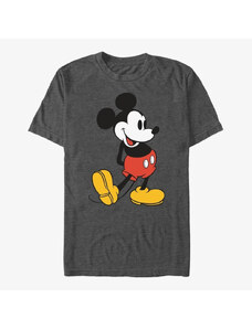 Pánské tričko Merch Disney Mickey And Friends - Classic Mickey Unisex T-Shirt Dark Heather Grey