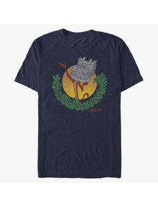 Pánské tričko Merch Disney Mulan - Stone Dragon Unisex T-Shirt Navy Blue