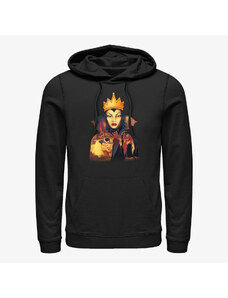 Pánská mikina Merch Disney Snow White - Evil Queen Mix Unisex Hoodie Black