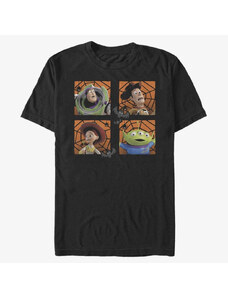 Pánské tričko Merch Disney Toy Story 1-3 - Halloween Four Square Unisex T-Shirt Black