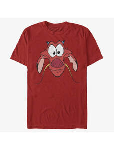 Pánské tričko Merch Disney Mulan - Big Face Mushu Unisex T-Shirt Red