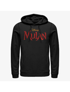 Pánská mikina Merch Disney Mulan: Live Action - Mulan Logo Unisex Hoodie Black