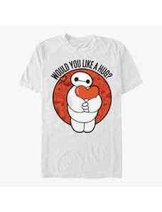 Pánské tričko Merch Disney Big Hero 6 Movie - Like a Hug Unisex T-Shirt White