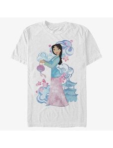 Pánské tričko Merch Disney Mulan - Strength and Beauty Unisex T-Shirt White