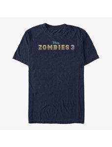 Pánské tričko Merch Disney Zombies - Logo Print Unisex T-Shirt Navy Blue