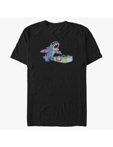 Pánské tričko Merch Disney Lilo & Stitch - DJ Stitch Unisex T-Shirt Black