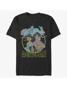 Pánské tričko Merch Disney Aladdin - Grunge Agrabah Unisex T-Shirt Black