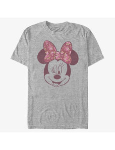 Pánské tričko Merch Disney Classic Mickey - Love Rose Unisex T-Shirt Heather Grey