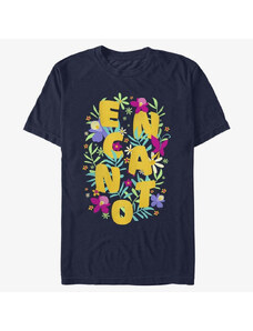 Pánské tričko Merch Disney Encanto - Flower Arrangement Unisex T-Shirt Navy Blue
