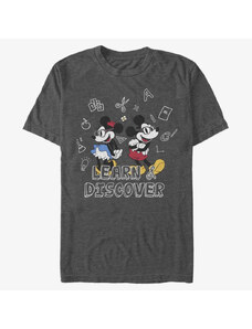 Pánské tričko Merch Disney Classic Mickey - Discover Unisex T-Shirt Dark Heather Grey