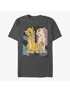 Pánské tričko Merch Disney The Lion King - Lion King Nostalgia Unisex T-Shirt Dark Heather Grey