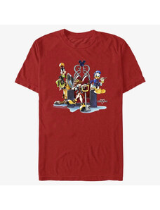 Pánské tričko Merch Disney Kingdom Hearts - In Chair Unisex T-Shirt Red