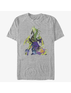 Pánské tričko Merch Disney Sleeping Beauty - Dragon Form Unisex T-Shirt Heather Grey