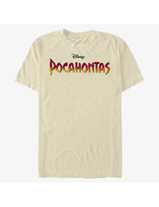 Pánské tričko Merch Disney Pocahontas - Pocahontas Title Unisex T-Shirt Natural