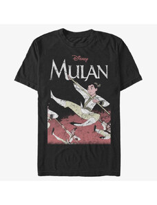 Pánské tričko Merch Disney Mulan - Mulan Frame Unisex T-Shirt Black