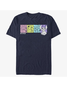 Pánské tričko Merch Disney Lilo & Stitch - Stitch Box Unisex T-Shirt Navy Blue