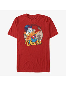 Pánské tričko Merch Disney DuckTales - Scrooge McUncle Unisex T-Shirt Red