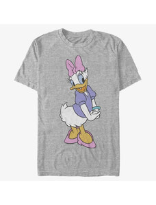 Pánské tričko Merch Disney Classic Mickey - Traditional Daisy Unisex T-Shirt Heather Grey
