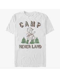 Pánské tričko Merch Disney Peter Pan - CAMP NEVERLAND Unisex T-Shirt White