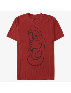 Pánské tričko Merch Disney The Little Mermaid - Sebastian Big Face Unisex T-Shirt Red