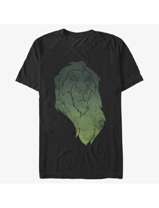 Pánské tričko Merch Disney The Lion King - Watercolor Scar Unisex T-Shirt Black