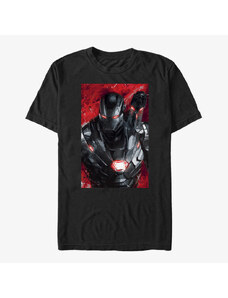 Pánské tričko Merch Marvel Avengers Endgame - Warmachine Painted Unisex T-Shirt Black